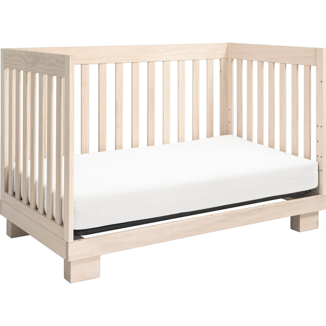 Modo 3-In-1 Convertible Crib & Toddler Bed Conversion Kit, Washed Natural - Cribs - 7