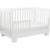 Modo 3-In-1 Convertible Crib with Toddler Bed Conversion Kit, White - Cribs - 8