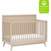 Palma 4-In-1 Convertible Crib With Toddler Bed Conversion Kit, Taupe - Cribs - 10 - thumbnail
