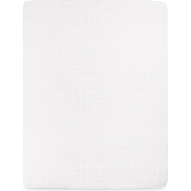 All-Stages Midi Crib Sheet, White