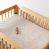 All-Stages Midi Crib Sheet, Oat Stripe - Crib Sheets - 2 - thumbnail