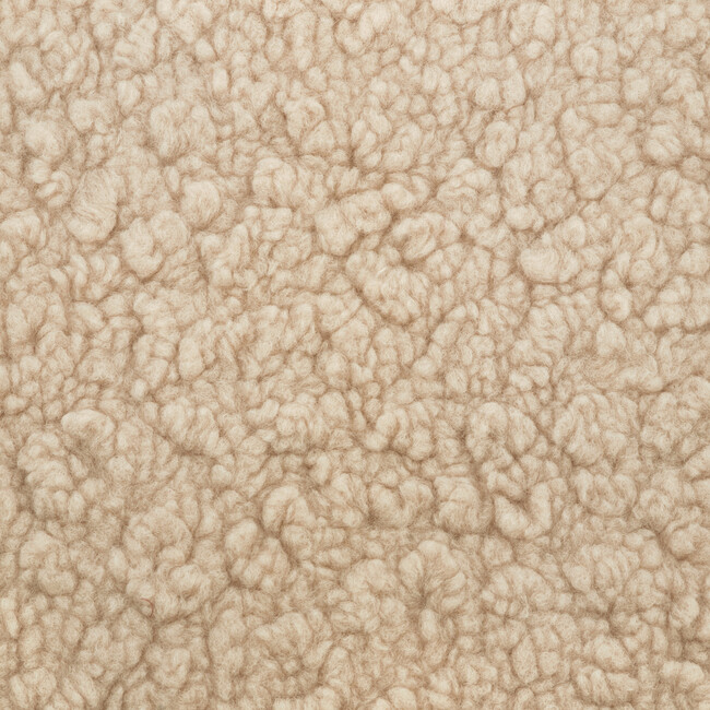 Cali Pillowback Shearling Swivel Glider, Chai & Dark Wood Base - Nursery Chairs - 7