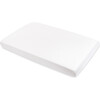 Organic Muslin Cotton Mini Crib Sheet, White - Crib Sheets - 1 - thumbnail