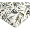 Organic Muslin Cotton Mini Crib Sheet, Olive Branches - Crib Sheets - 3