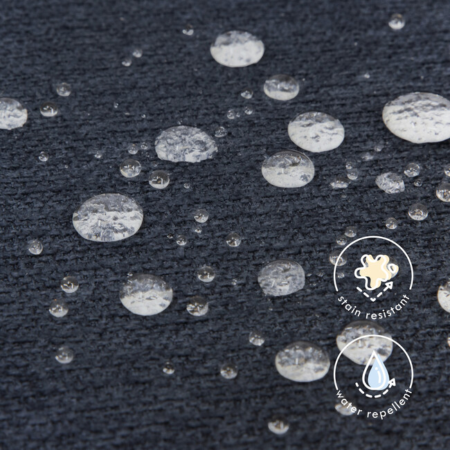 Arlo Recliner and Swivel Glider, Navy Linen - Nursery Chairs - 7