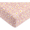 Organic Muslin Cotton Crib Sheet, Daisy - Crib Sheets - 3