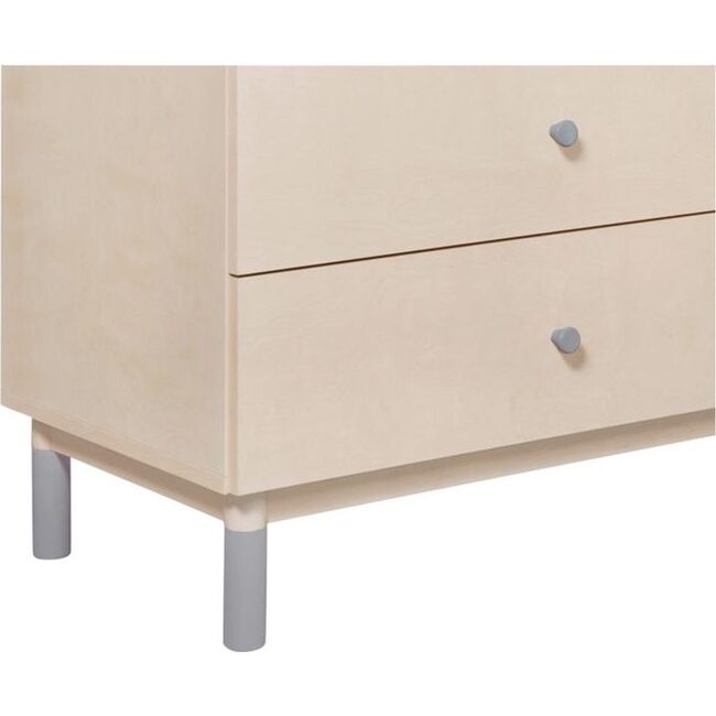Gelato Crib and Dresser Feet Pack, Grey - Dressers - 3
