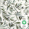 Organic Muslin Cotton Crib Sheet, Olive Branches - Crib Sheets - 6