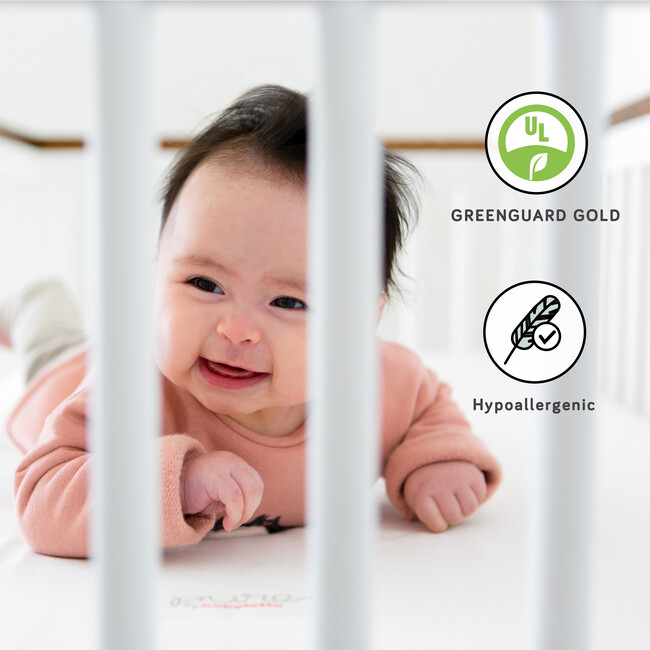 Pure Core Mini Crib Mattress with Hybrid Waterproof Cover
