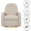 Nami Electronic Recliner & Swivel Glider Recliner With USB Port, Performance Beach Eco-Weave & Light Wood Base - Nursery Chairs - 8