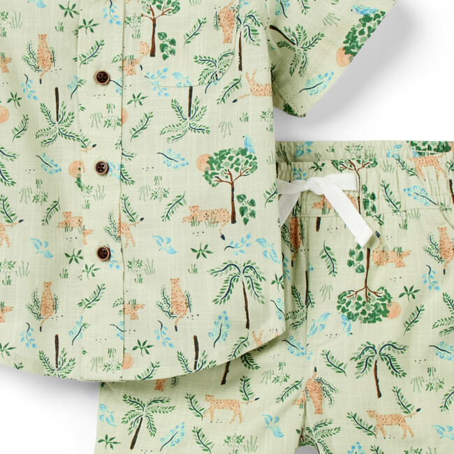 The Cabana Matching Baby Set, Green
