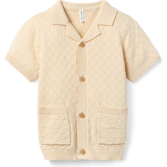 The Collared Sweater Shirt, Khaki