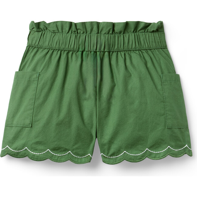 Poplin Scalloped Short, Green