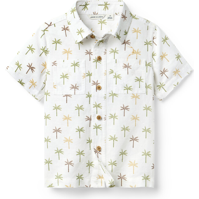 The Linen-Cotton Double Pocket Shirt, Multi