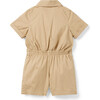 The Safari Twill Baby Romper, Khaki - Rompers - 2