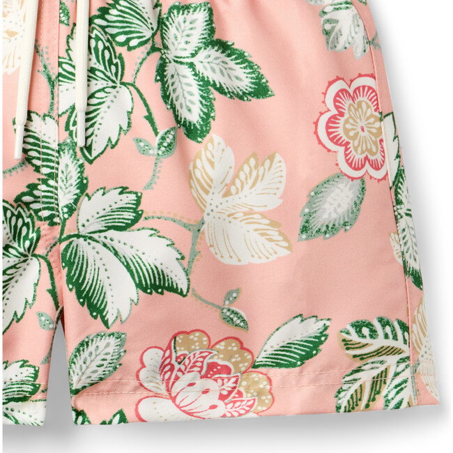Recycled Floral Swim Trunk, Multi