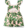 Palm Flutter Sleeve Romper, Multi - Rompers - 3 - thumbnail