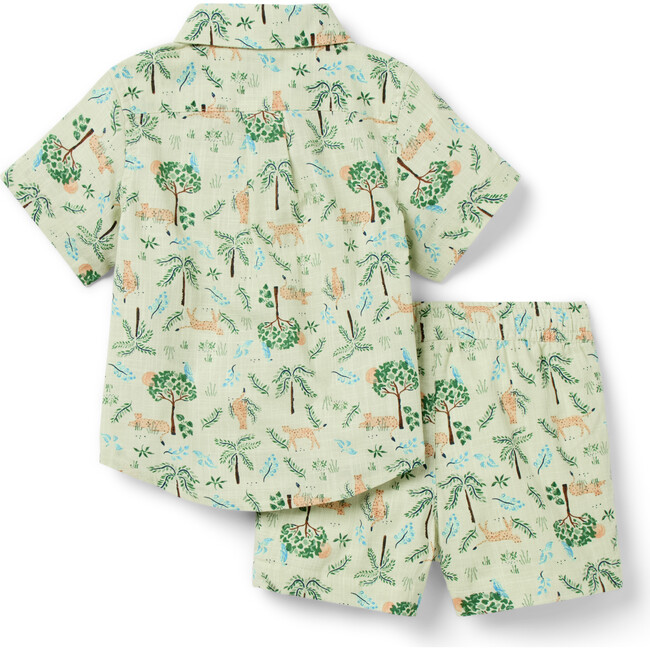 The Cabana Matching Baby Set, Green - Mixed Apparel Set - 3