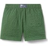 Recycled Seersucker Tiger Swim Trunk, Green - Swim Trunks - 3 - thumbnail