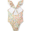 Recycled Floral Ruffle Rosette Swimsuit, Multi - One Pieces - 3