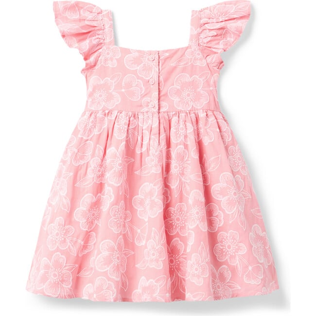 The Embroidered Bloom Dress, Pink - Dresses - 3