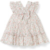 Baby Giraffe Ditsy Floral Dress, Pink - Dresses - 3 - thumbnail