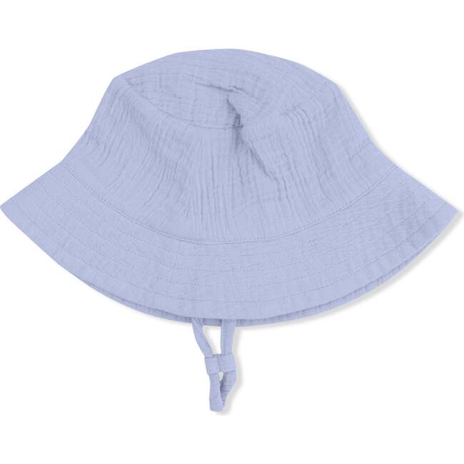 Vintage Baseball Stripe , Muslin Sleeveless Shortie Romper with Bucket Hat