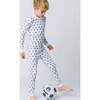 The Organic Long Sleeve Pajama Set, Soccer - Pajamas - 3 - thumbnail