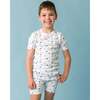 The Organic Short Sleeve Pajama Set, Baseball - Pajamas - 4