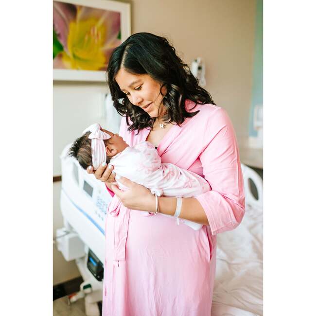 Mommy Robe, Solid Pink