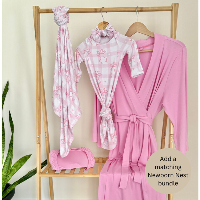 Mommy Robe, Solid Pink