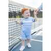 Knit Shortall With Tennis Ball - Rompers - 2