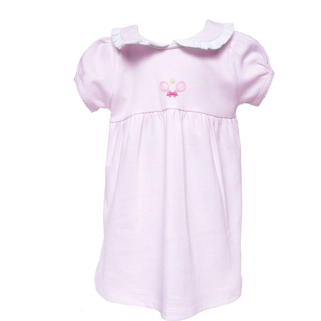 Bow Tennis Dress, Pink - Dresses - 3