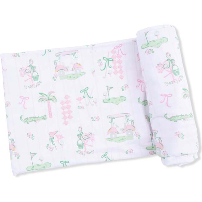Swaddle Blanket, Pretty Golf