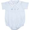 Pointed Collar Golf Bubble Romper, Lt.Blue - Rompers - 1 - thumbnail