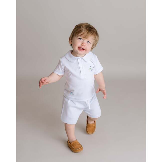 Golf Pima Short Play Set, Infant Boys, Lt.Blue - Mixed Apparel Set - 2