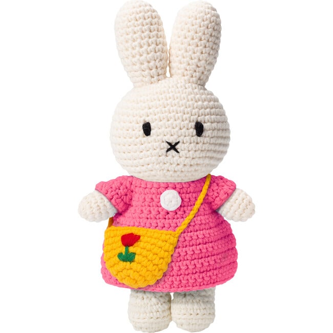 Mify Handmade And Her Pink Dress + Tulip Bag - Dolls - 1