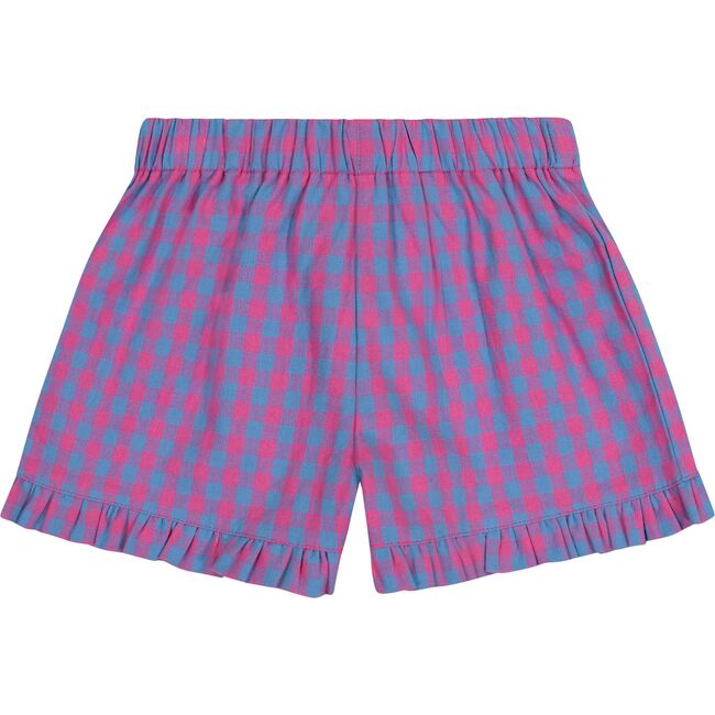 Lee Lee Shorts, Pink Blue Gingham Check