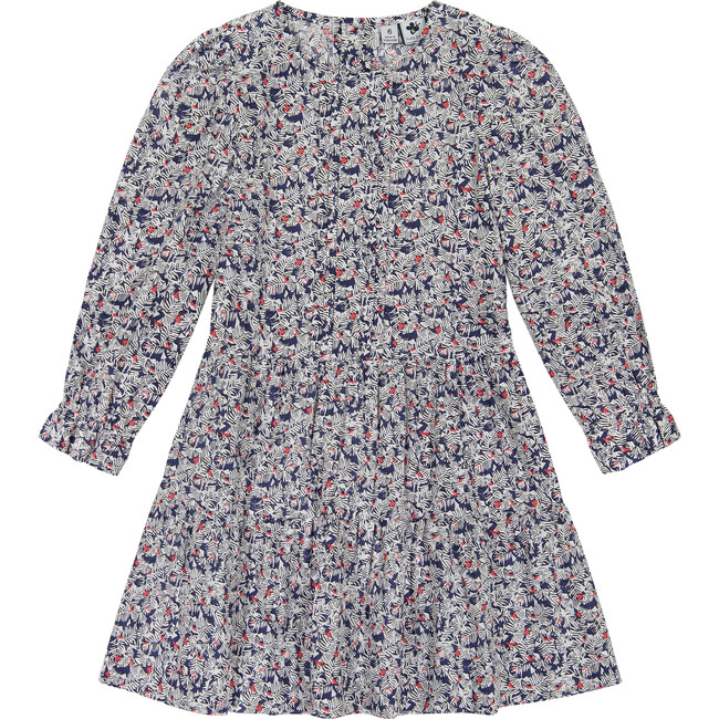 Poppy Dropwaist Dress, Abstract Floral - Dresses - 1