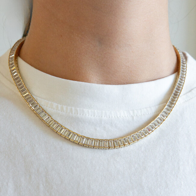Baguette Tennis Necklace