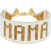 White and Gold MAMA Bracelet - Bracelets - 1 - thumbnail
