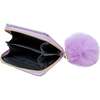 Sparkle Quilted Wallet, Purple - Bags - 2 - thumbnail