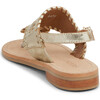 Toddler Jacks Flat, Platinum - Sandals - 3 - thumbnail