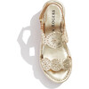 Girls Lauren High Wedge, Platinum - Sandals - 5 - thumbnail