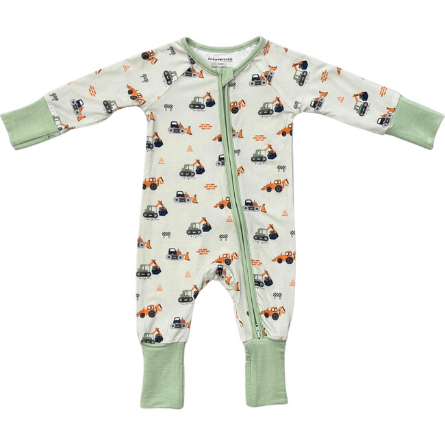 Baby Long Sleeve Zip Romper Construction