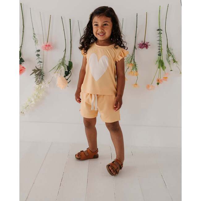 Girl's Sleeveless Top Heart in Desert Mist