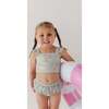 Girl's Two-Piece Ruffle Swimsuit Sketched Daisy - Two Pieces - 3