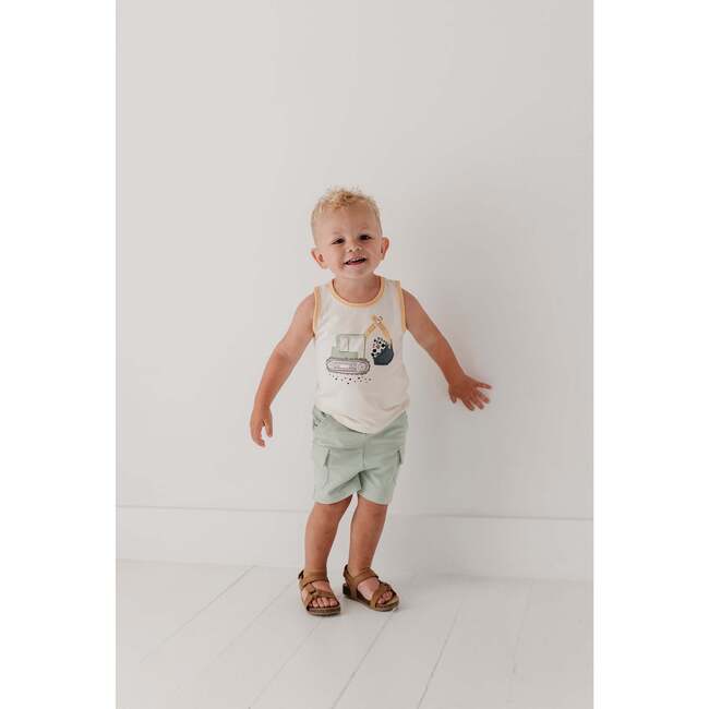 Boy's Cargo Shorts Summer Green - Shorts - 3