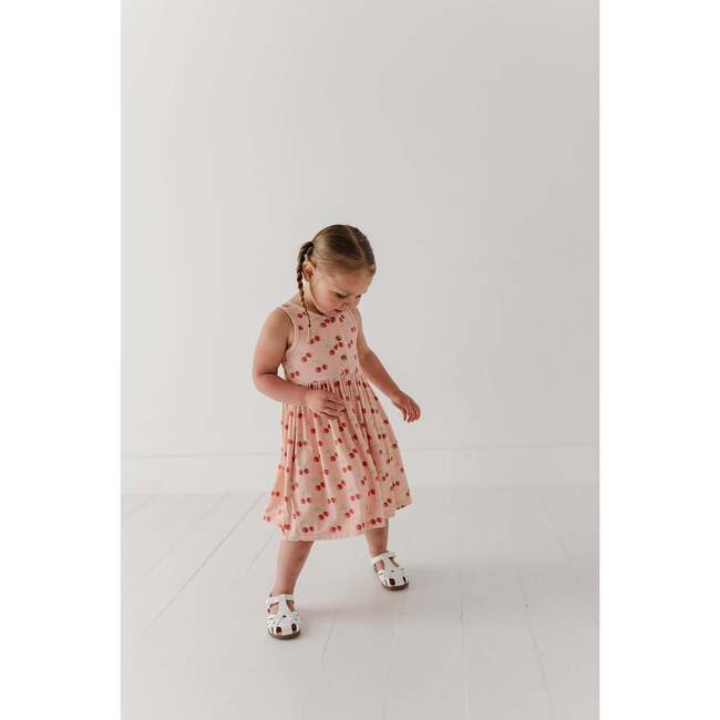 Girl's Henley Tank Dress Desert Mist Blooms - Dresses - 3