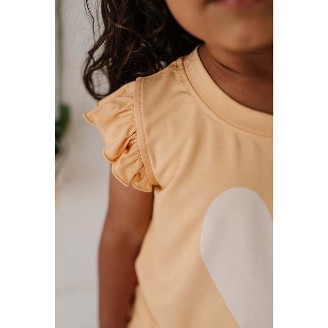 Girl's Sleeveless Top Heart in Desert Mist - Tank Tops - 4